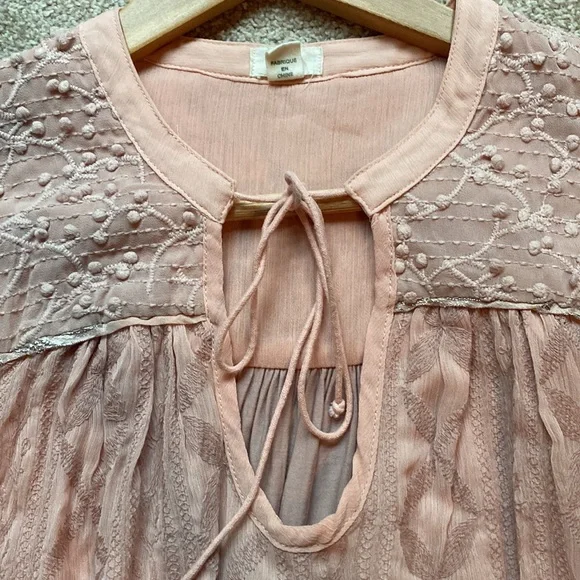 Anthropologie TINY brand pale pink blouse - Picture 3 of 6